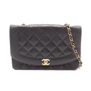 Chanel Matelassé Diana Flap Shoulder Bag/Handbag, Lambskin Leather, Women's, ...
